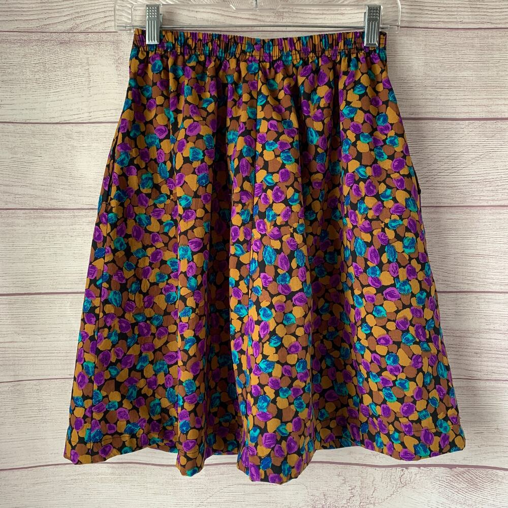 Vintage Pop-O Skirt with Pockets and Elastic Waistband Size Medium